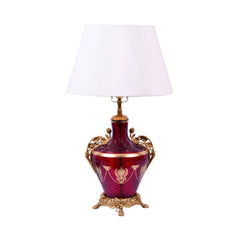 LAMP CRYSTAL BRASS IR H-V155-1119-W JSC20-RED Default Title - MamasJan Decor