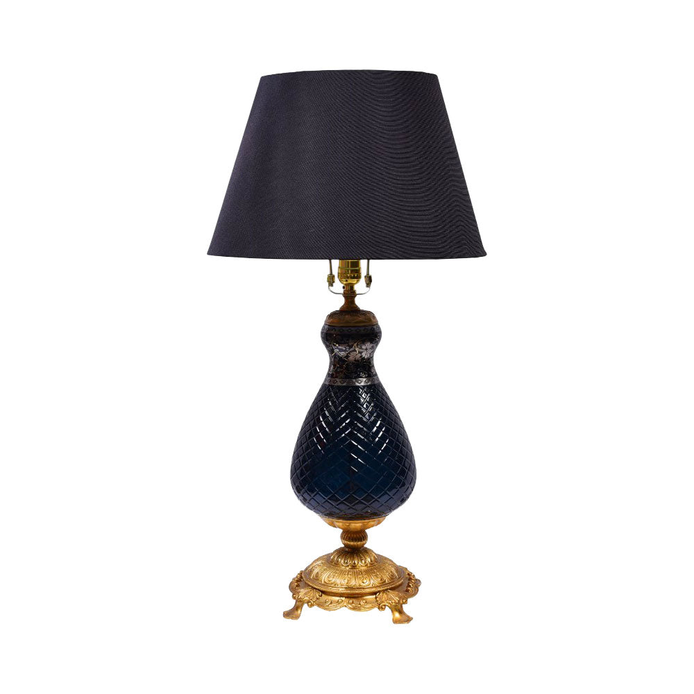 LAMP CRYSTAL BRASS IR XL49-W PCT204-2 Default Title - MamasJan Decor