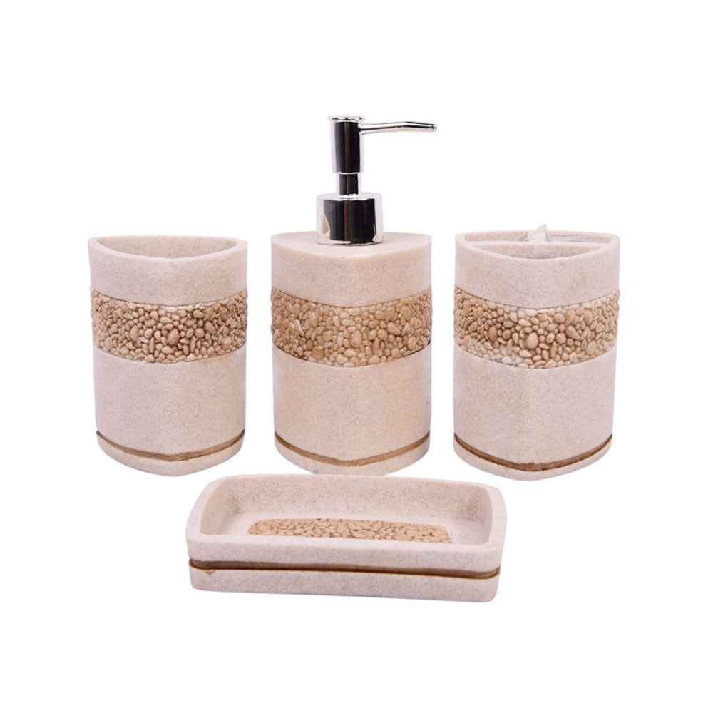 BATHROOM SET 4PC IR SMS-188 Default Title - MamasJan Decoration