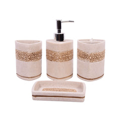 BATHROOM SET 4PC IR SMS-188 Default Title - MamasJan Decoration