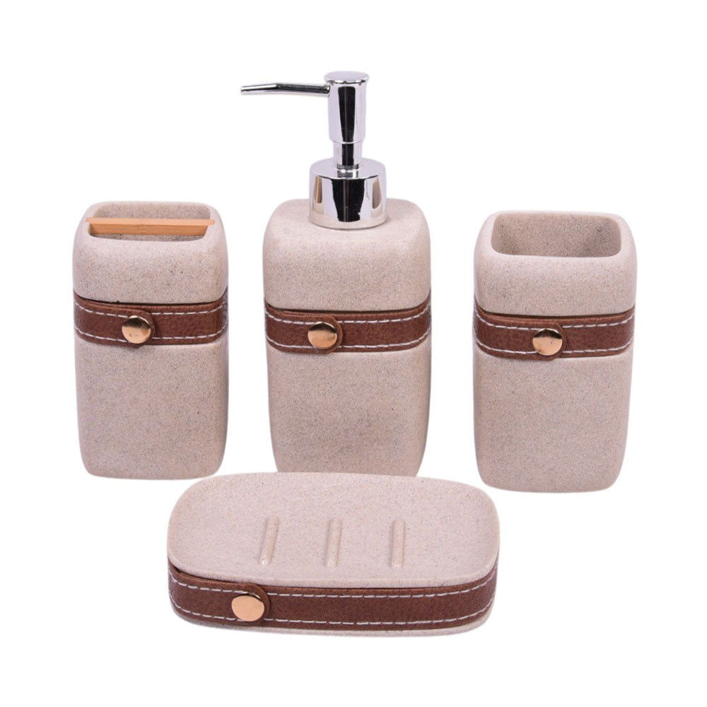 BATHROOM SET 4PC IR SMS-629 Default Title - MamasJan Decoration