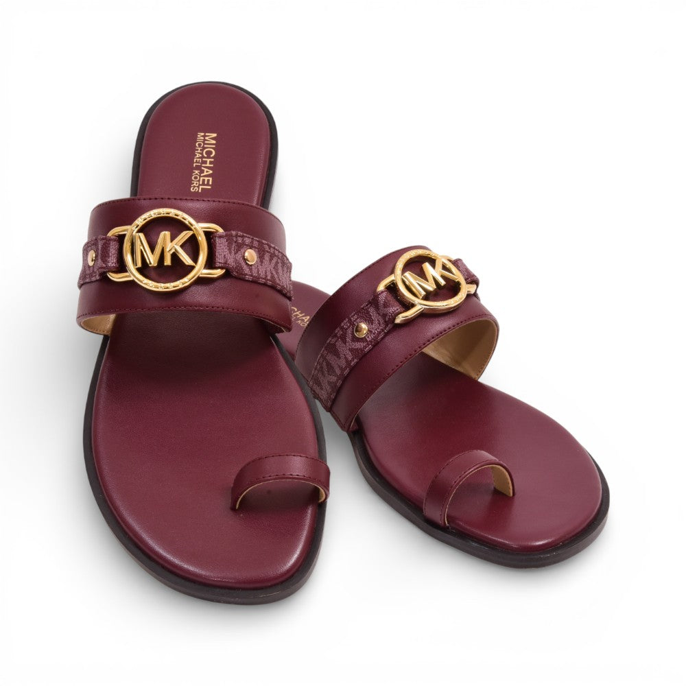MK LADIES SLIPPER 40F2ROFAIL (MERLOT) 10 (IR) Default Title - MamasJan Ladies Shoes & Bags