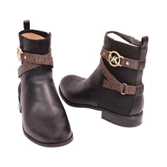 MK LADIES LONG SHOES 40F2ROFE6L (BLK/BROWN) 10 (IR) Default Title - MamasJan Ladies Shoes & Bags