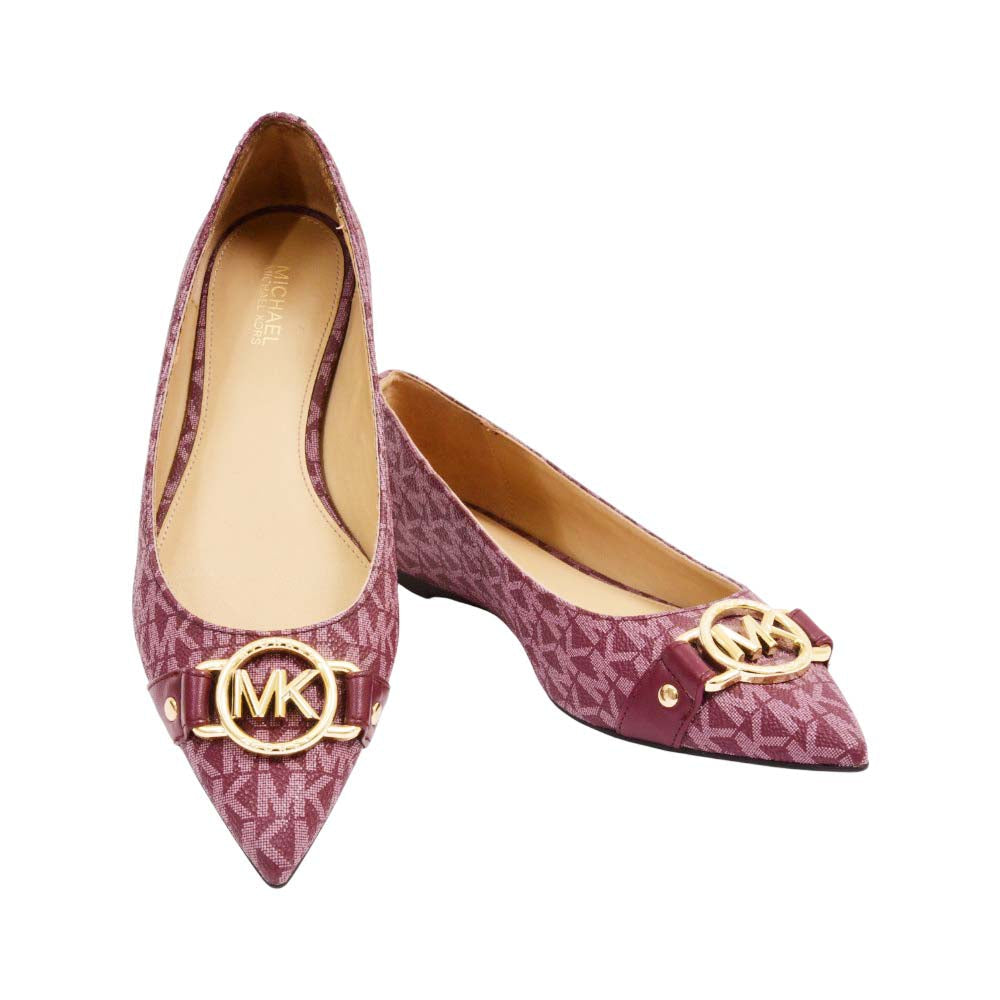 MK LADIES PUMPS 40F2ROFP1B (MERLOT) 7 (IR) Default Title - MamasJan Ladies Shoes & Bags
