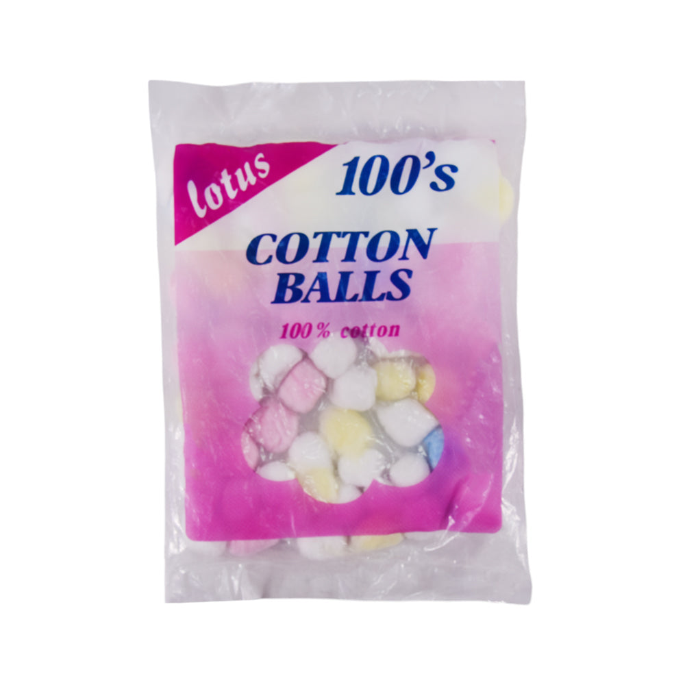 LOTUS COTTON BALLS 100PCS COLOR IR 7-2 Default Title - MamasJan Makeup