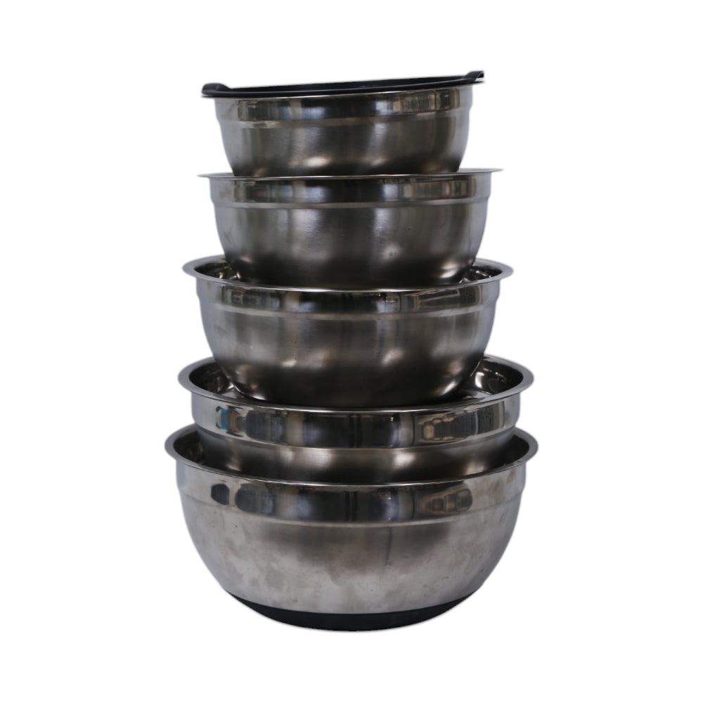 BOWL SET 5PC WITH SILICON COVER JUCHU 1209 Default Title - MamasJan Crockery