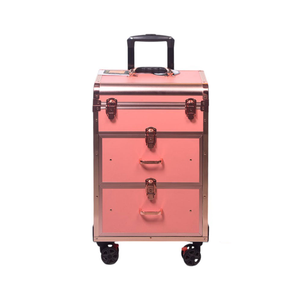 BEAUTY BOX WITH TROLLEY L-1 Default Title - MamasJan Luggage