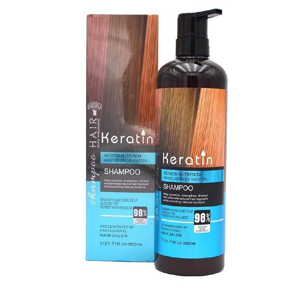 HAIR KERATIN SHAMPOO NUTRITION MOISTURIZING 900 ML Default Title - MamasJan s