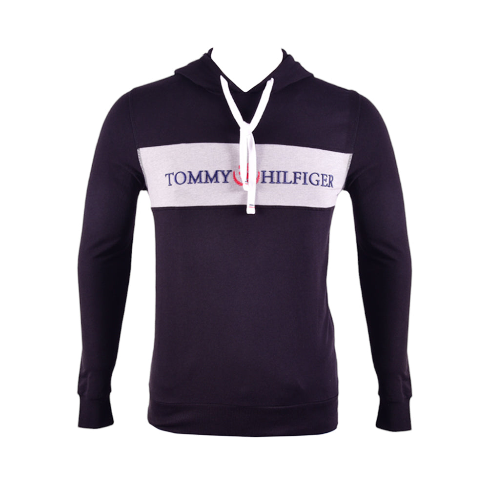 TH MEN L/S HOODIE 09T4156-001 BLK L (IR) XL - MamasJan Mens wear sale