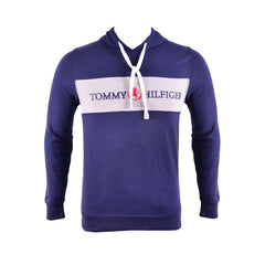 TH MEN L/S HOODIE 09T4156-410 NVY L (IR) XL - MamasJan mens wear