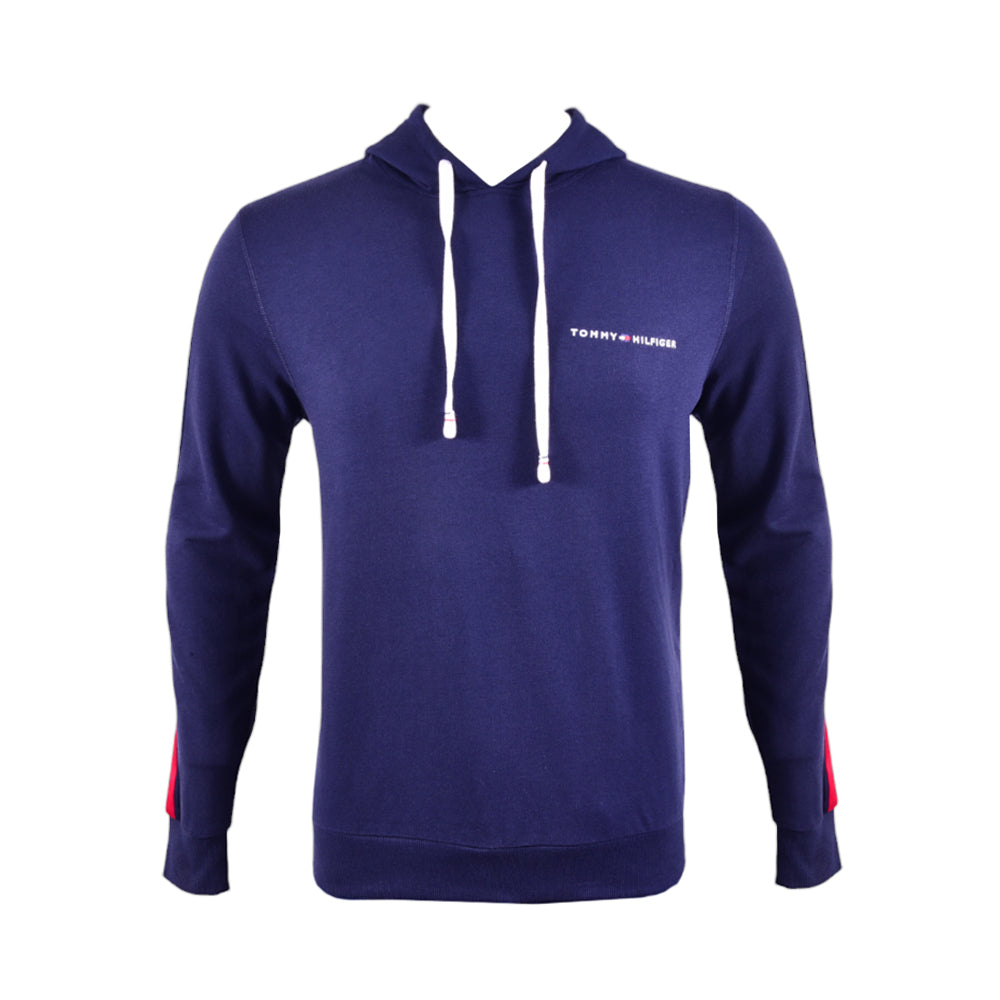 TH MEN L/S HOODIE 09T3879-410 NVY L (IR) XL - MamasJan mens wear