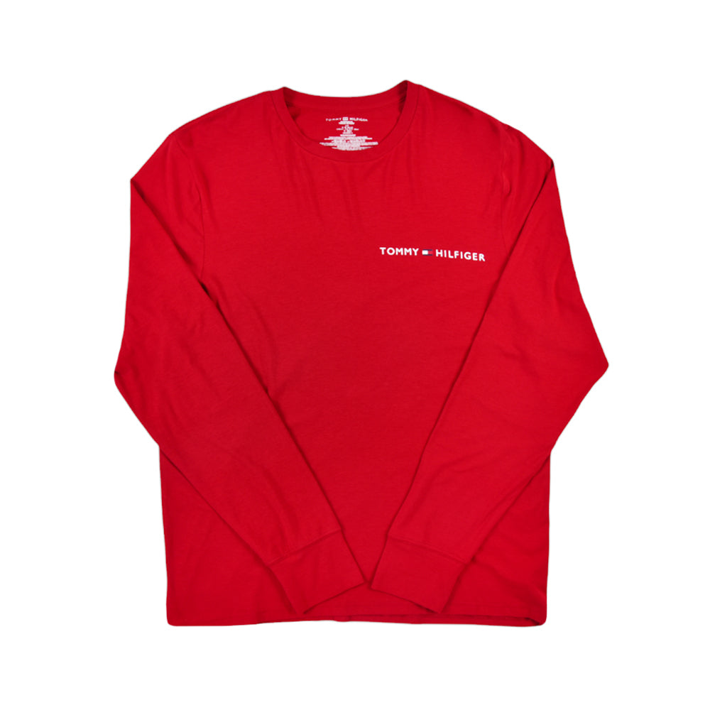 TH MEN L/S R-NECK/SHIRT 09T4121-636 NVY M (IR) XL - MamasJan mens wear