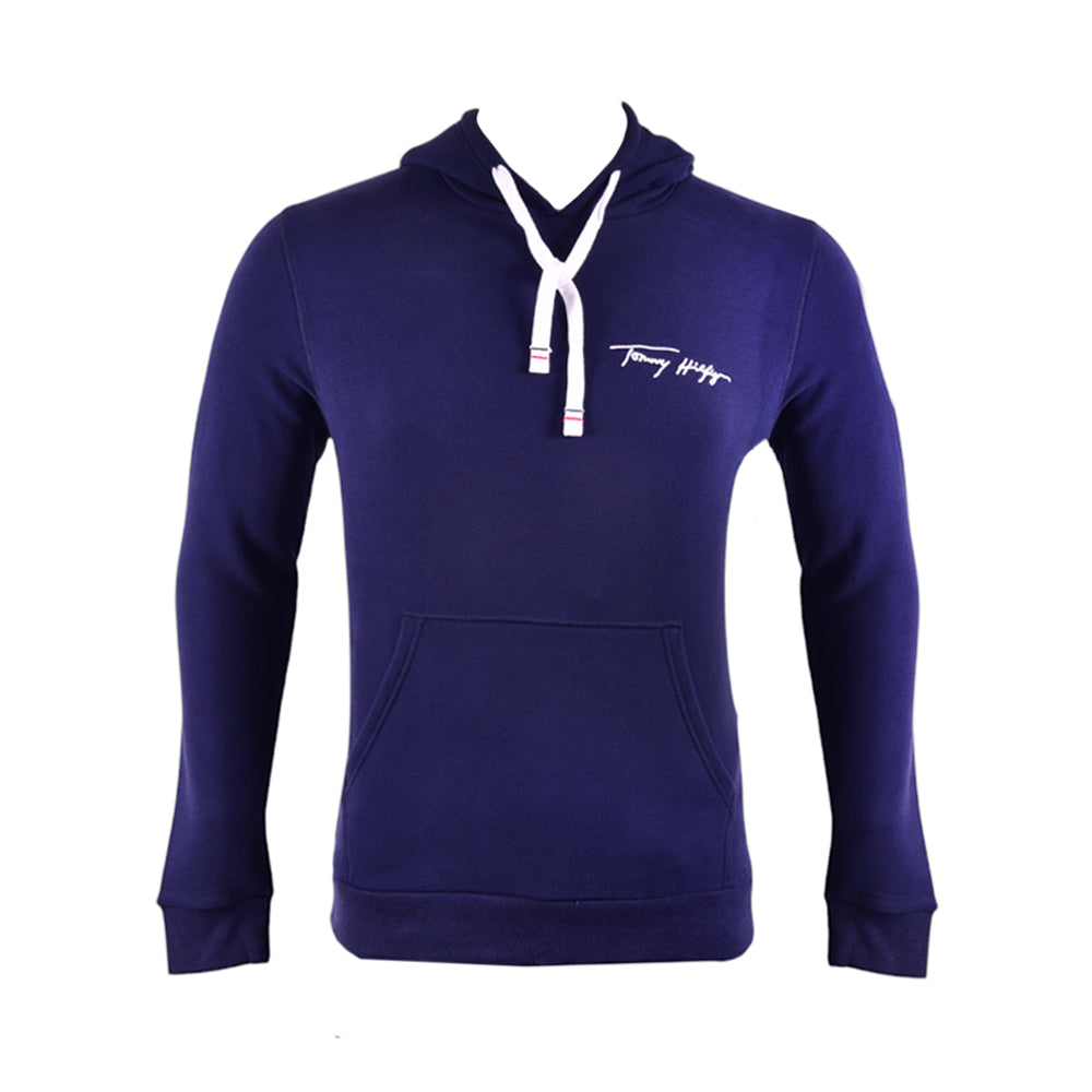 TH MEN L/S HOODIE 09T4129-410 NVY L (IR) S - MamasJan mens wear