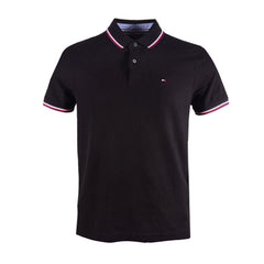 TH MEN S/S POLO SHIRT 78B2300-012 BLK L (IR) M - MamasJan mens wear