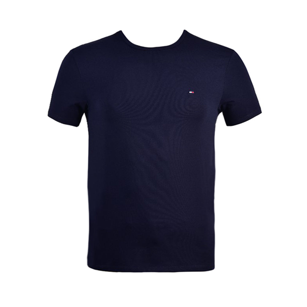 TH MEN S/S V NECK 78J7087-410 NVY L (IR) L - MamasJan mens wear