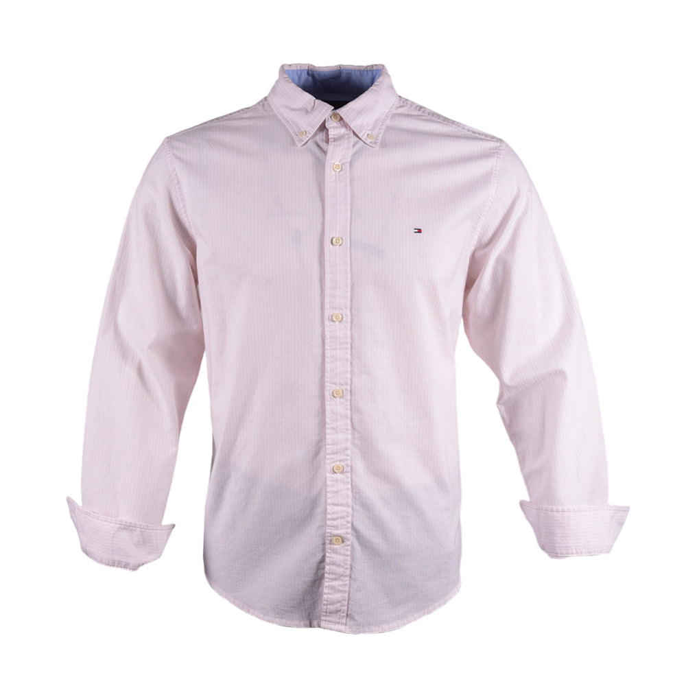 TH MEN L/S D. SHIRT 78J6934-690 PNK M (IR) S - MamasJan Mens wear sale