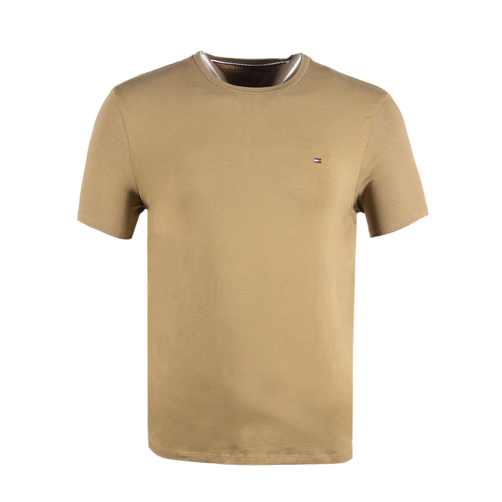 TH MEN S/S R NECK T SHIRT 78J8160-200 GRN M (IR) M - MamasJan mens wear