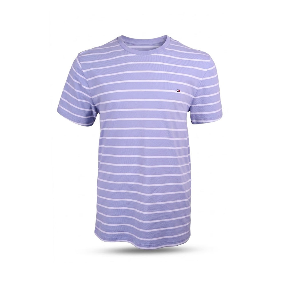 TH MEN S/S R/NECK T.SHIRT 78J6910-421 SKY L (IR) Default Title - MamasJan mens wear