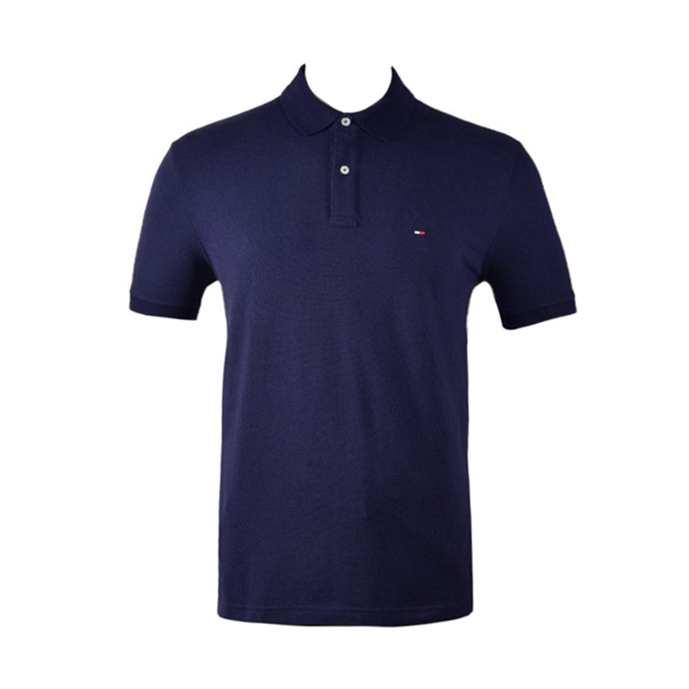 TH MEN S/S POLO SHIRT 7802266-468 NVY L (IR) L - MamasJan mens wear