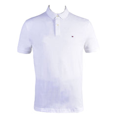 TH MEN S/S POLO SHIRT 7803120-100 WHT L (IR) XL - MamasJan mens wear