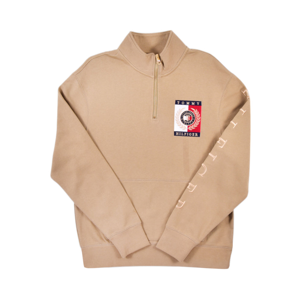 TH MEN L/S HALF ZIPPER 78J8232200 GRN L (IR) XS - MamasJan mens wear