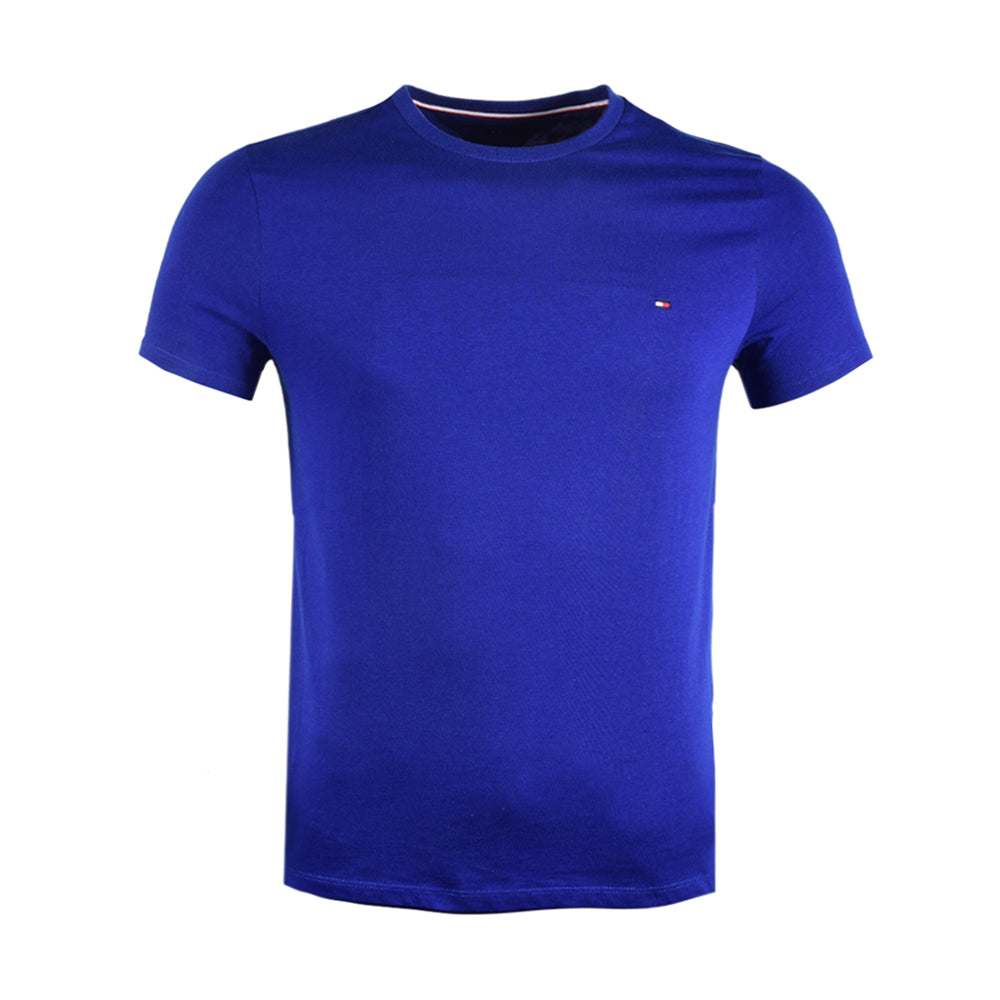TH MEN S/S R.NECK SHIRT 7849804-422 R.BLU L (IR) M - MamasJan mens wear