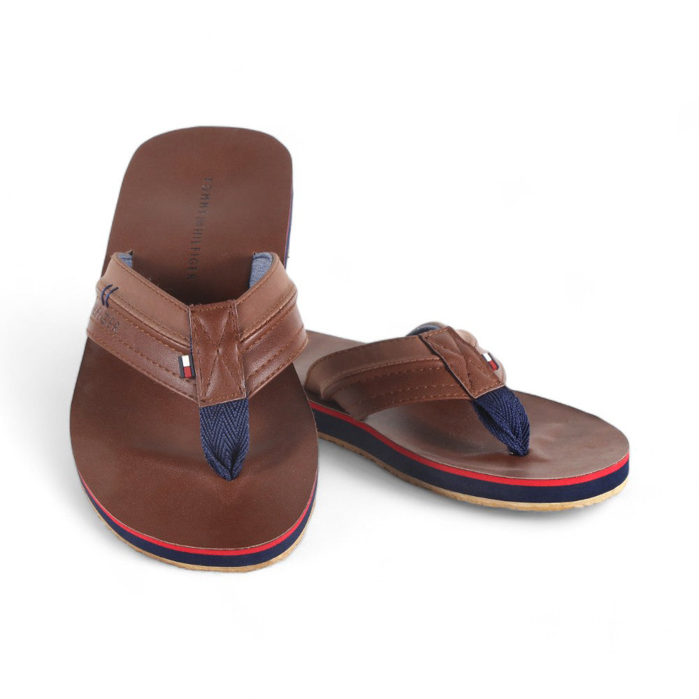 TH MEN SLIPPER DROLO BRN 10 (IR) 9 - MamasJan mens wear