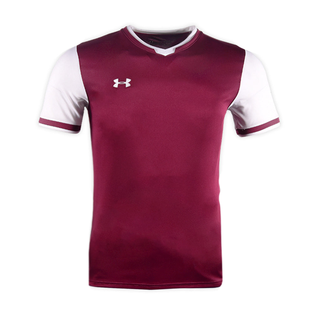 UA MEN S/S V.NECK T SHIRT 1328131-609 MHN L (IR) XL - MamasJan mens wear