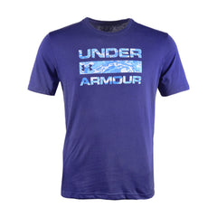 UA MEN S/S R NECK T SHIRT 1361903-468 PRPL L (IR) XL - MamasJan mens wear