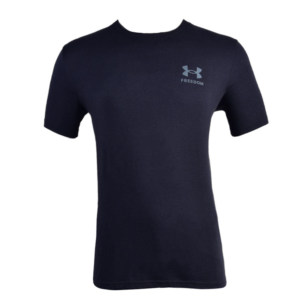 UA MEN S/S R-NECK T SHIRT 1370818-002 BLK XL (IR) XL - MamasJan mens wear