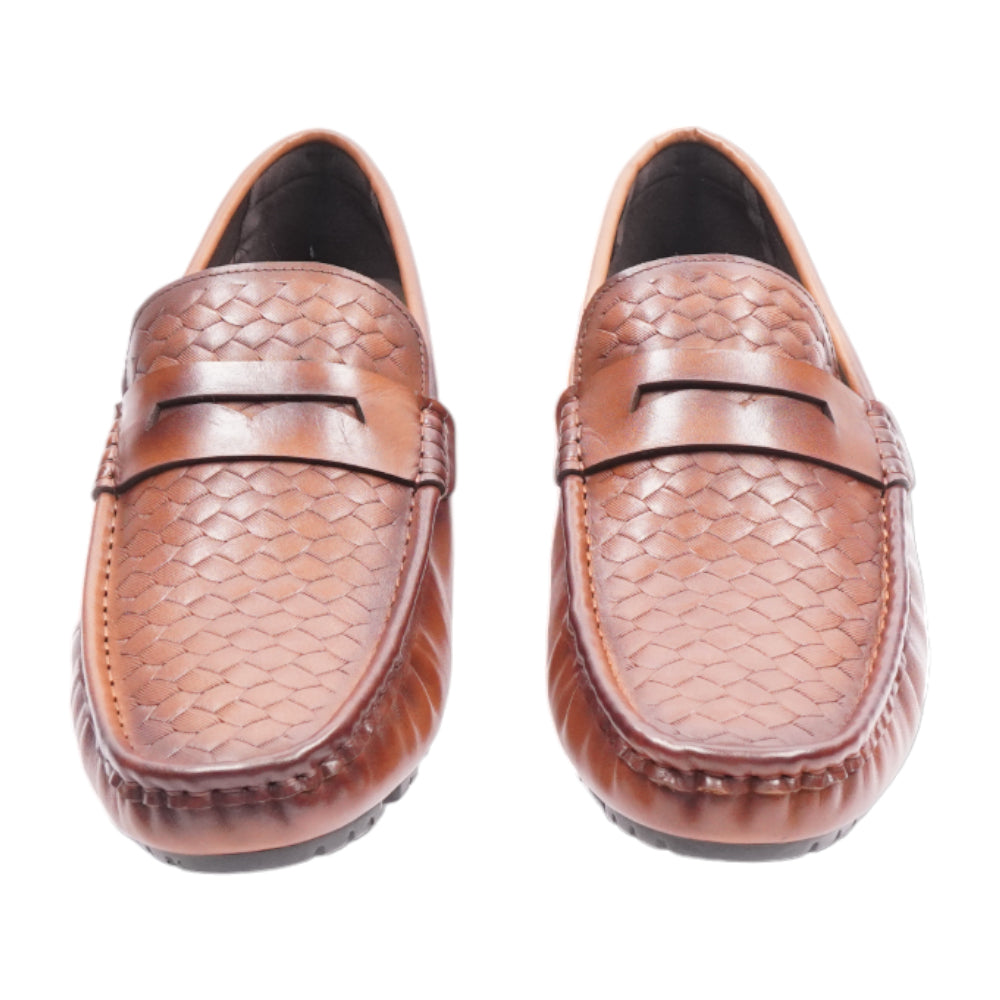 EXCELLENT MEN LOAFER C92803 BRN IR 43 45 - MamasJan mens wear