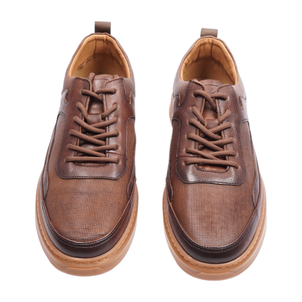 EXCELLENT MEN SHOES B16-1 COFE IR 43 44 - MamasJan mens wear