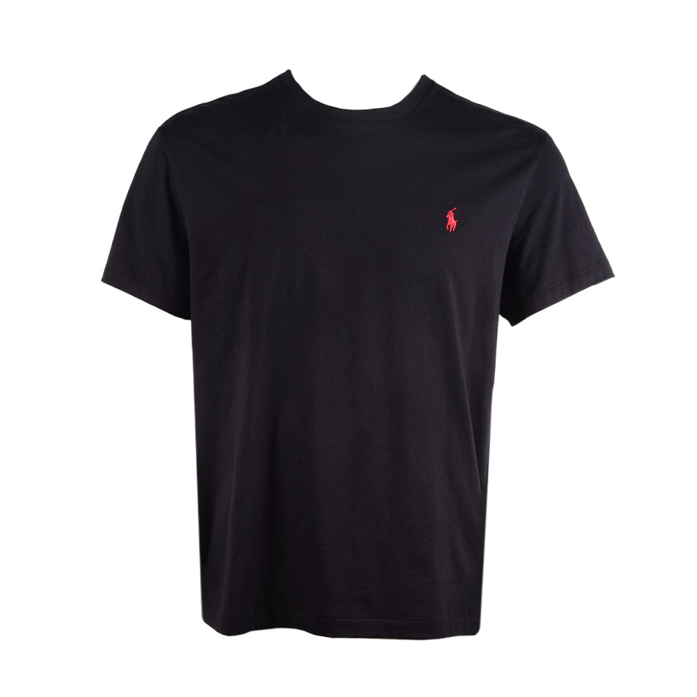 RL MEN S/S R.NECK T SHIRT 087002 BLK L (IR) XL - MamasJan mens wear