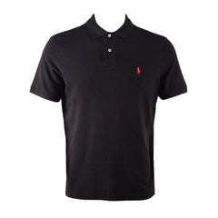 RL MEN S/S POLO SHIRT 656020 BLK L (IR) XL - MamasJan mens wear