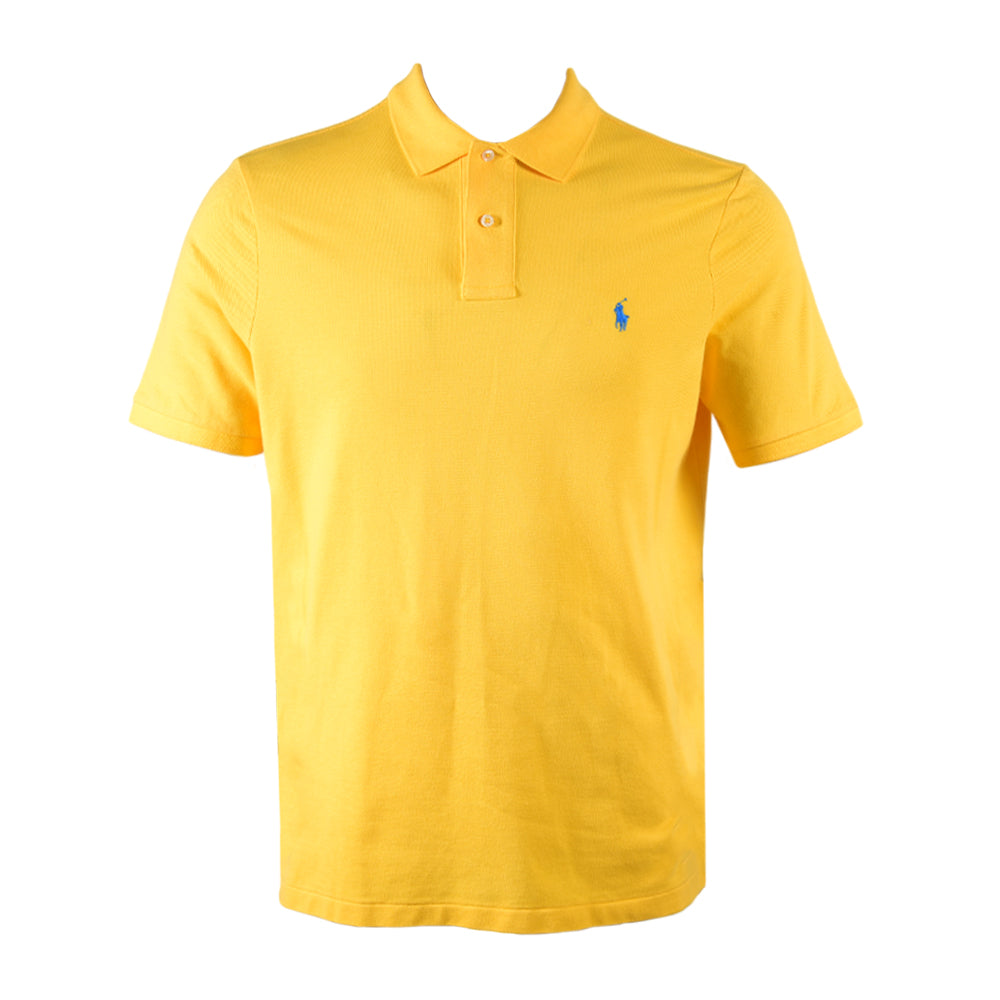 RL MEN S/S POLO SHIRT 656028 YLW L (IR) XL - MamasJan mens wear