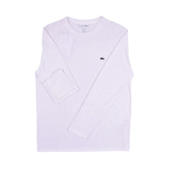 LAC MEN L/S R.NECK SHIRT YH 6712-001 WHT (IR W) Default Title - MamasJan mens wear