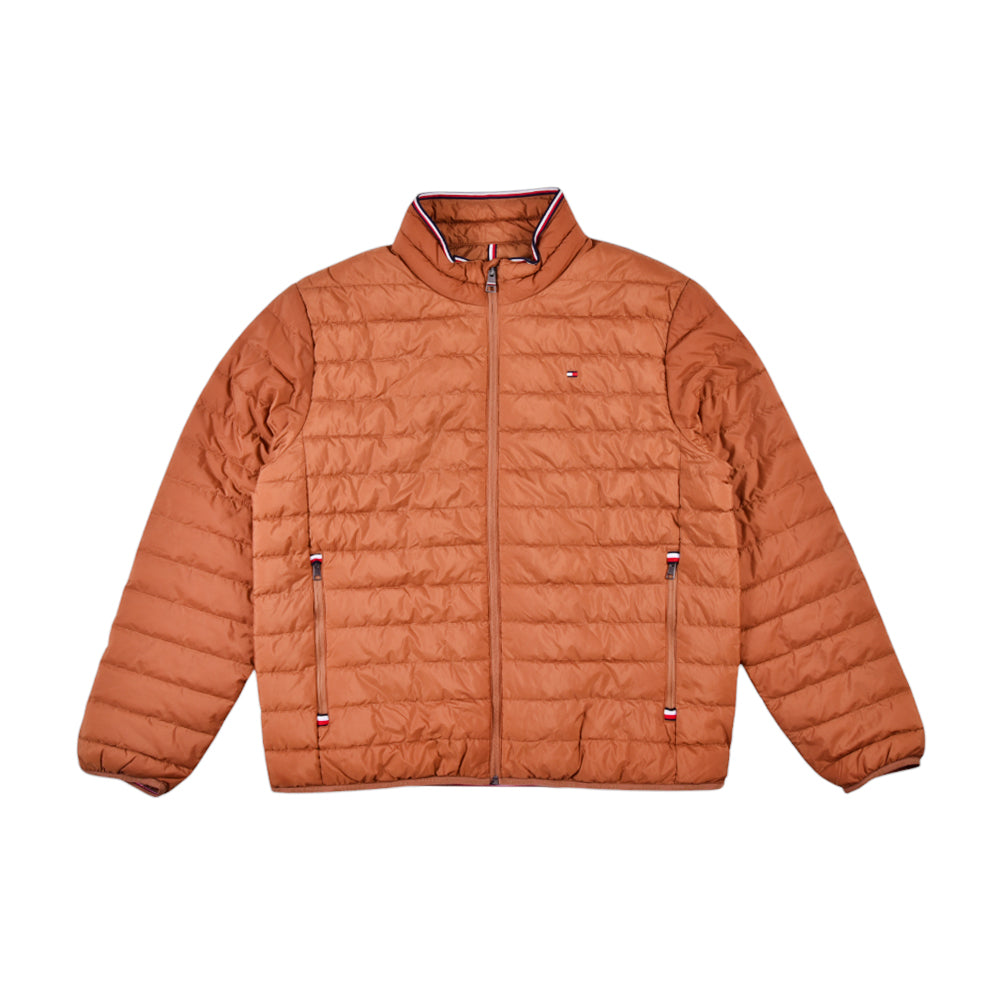TH MEN L/S PUFFER JACKET 78J6192-210 BRN M (IR.W) M - MamasJan mens wear