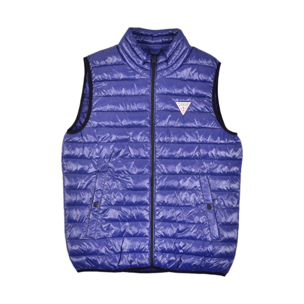 GUESS MEN S/L PUFFER JACKET 112AN070 NVY L (IR.W) XL - MamasJan mens wear