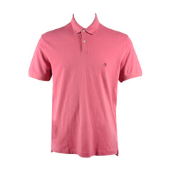 TH MEN S/S POLO SHIRT 78J6335-630 PINK L (IR.S) M - MamasJan Mens wear sale
