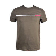 TH MEN S/S R.NECK SHIRT 78J9473-701 GRN L (IR.S) XL - MamasJan Mens wear sale
