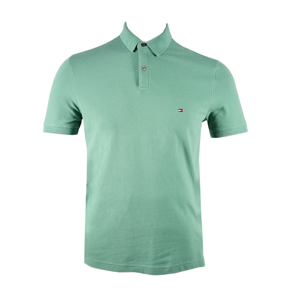 TH MEN S/S POLO SHIRT 78J6335-313 L.GRN L (IR.S) L - MamasJan mens wear