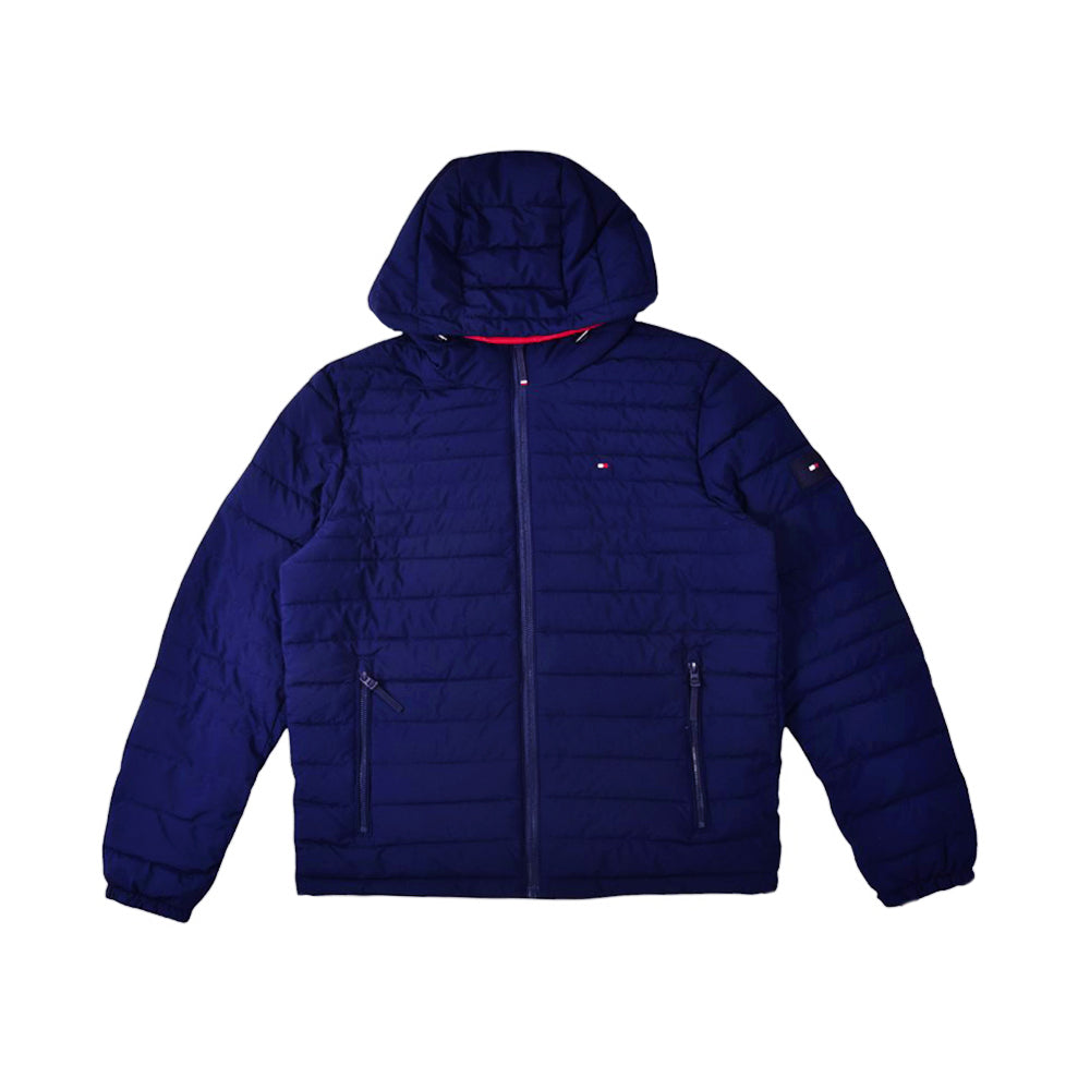 TH MEN L/S PUFFER JACKET 153SP619 NVY L (IR.W) L - MamasJan mens wear