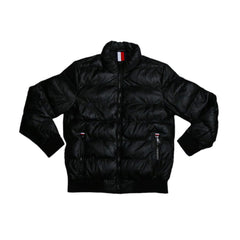 TH MEN L/S LEATHER JACKET 152AU820 BLK L (IR.W) L - MamasJan mens wear