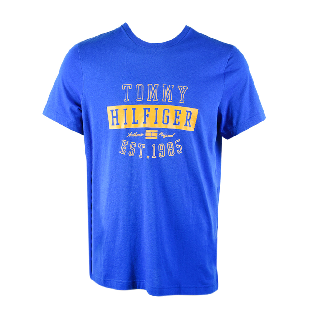 TH MEN S/S R.NECK T-SHIRT 09T4272-433 R.BLU L (IR.S) XL - MamasJan mens wear