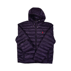RL MEN L/S PUFFER JACKET WITH HOOD 156001 BLK M (IR.W) M - MamasJan mens wear
