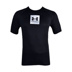 UA MEN S/S T.SHIRT 1380785-001 BLK L (IR.S) L - MamasJan mens wear