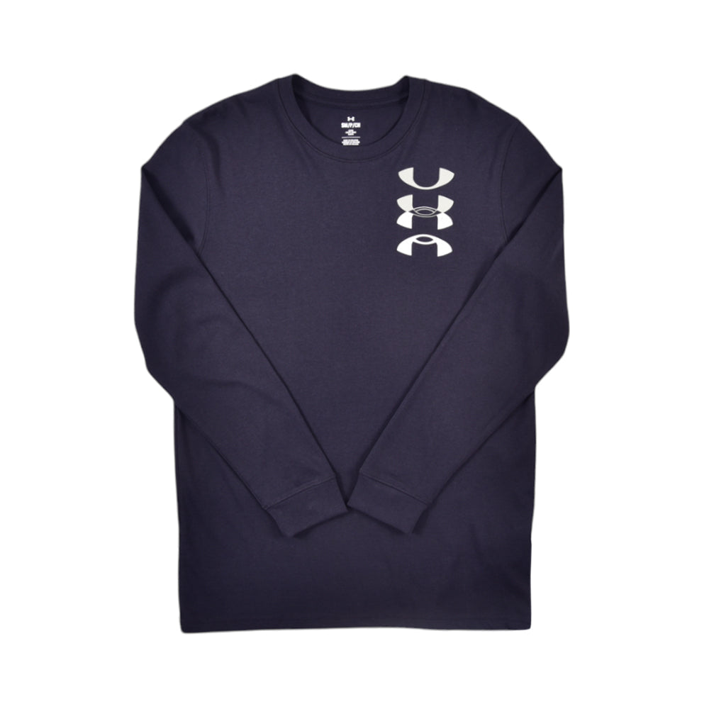 UA MEN L/S SWEAT SHIRT 1381044-001 BLK L (IR.W) XL - MamasJan mens wear