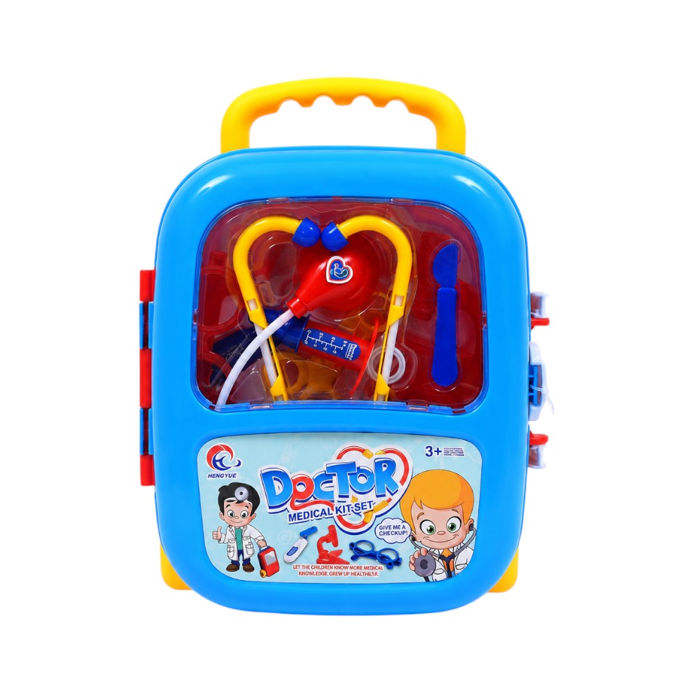 7774AB DOCTOR SET IN TROLLEY Default Title - MamasJan Toys