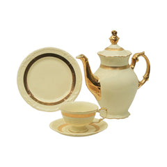 TEA SET ROYAL BISTRO 24PC J1823-11A Default Title - MamasJan Crockery