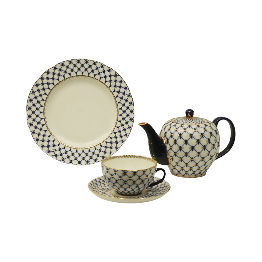 TEA SET ROYAL BISTRO 24PC J1860-2 Default Title - MamasJan Crockery